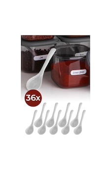 Vienev 36lı Baharat Kaşığı Beyaz