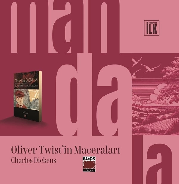 Mandala Dünyası Oliver Twist'in Maceraları Büyükler İçin Boyama
