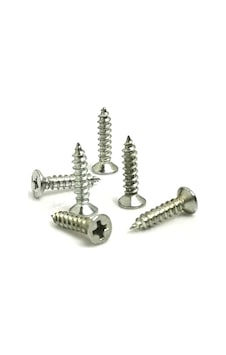 Menteşe, Klips, Ayak, Ağaç, Sunta Vidası 3x13 Mm - Nikel 100 Adet