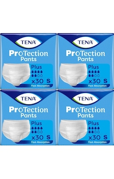 Tena Protection Pants Plus Emici Külot Yetişkin Bezi S 120 Adet Tena Protection Pants Plus Emici Külot Yetişkin Bezi S 120 Adet