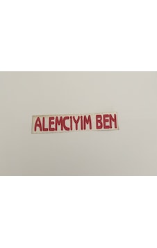 Üçel Alemciyim Ben Yapışkanlı Araç Sticker Yazı-araç Arkası Yazı-oto Cam Etiket Sticker Yazı Üçel Alemciyim Ben Yapışkanlı Araç Sticker Yazı-araç Arkası Yazı-oto Cam Etiket Sticker Yazı