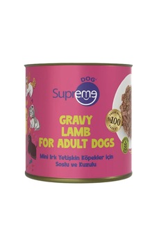 Supreme Dog Sos İçinde Kuzulu Mini Irk Yetişkin Köpek Konservesi 200 G Supreme Dog Sos İçinde Kuzulu Mini Irk Yetişkin Köpek Konservesi 200 G