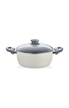Cem Soft Seramik Grey Tencere 20cm Gri - 728827896 Gri