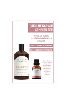 Concept Beauty Dökülme Karşıtı Şampuan 240 ML + Hair Loss Shot 20 ML