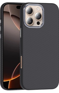 Apple Uyumlu iPhone 16 Pro Kılıf M-safe Şarj Özellikli Karbon Fiber Görünümlü Zore Gros Kapak Apple Uyumlu iPhone 16 Pro Kılıf M-safe Şarj Özellikli Karbon Fiber Görünümlü Zore Gros Kapak
