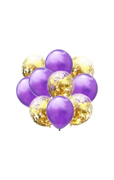 Mor Gold Konfetili Balon A Mor Gold Konfetili Balon A