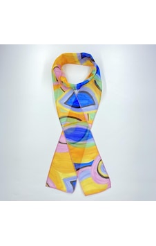 Tedz Collection Paredora Damla Desenli Turuncu Hippi Fular Çok Renkli Tedz Collection Paredora Damla Desenli Turuncu Hippi Fular Çok Renkli