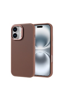 Mobilteam Apple iPhone Uyumlu 16 Kılıf Magsafe Şarj Özellikli Karbon Fiber Görünümlü Troy Kapak-des Desert Titanyum Mobilteam Apple iPhone Uyumlu 16 Kılıf Magsafe Şarj Özellikli Karbon Fiber Görünümlü Troy Kapak-des Desert Titanyum