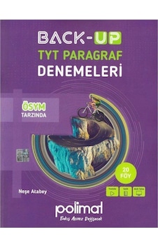 TYT Paragraf Back-Up Denemeleri - Polimat Yayınları TYT Paragraf Back-Up Denemeleri - Polimat Yayınları