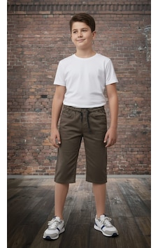 Black Steel Garson Boy Gabardin Kumaş Erkek Kapri Açık Kahverengi Black Steel Garson Boy Gabardin Kumaş Erkek Kapri Açık Kahverengi