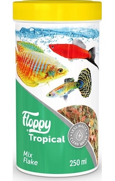 Floppy Tropical Mix Flake Balık Yemi 250 Ml Floppy Tropical Mix Flake Balık Yemi 250 Ml