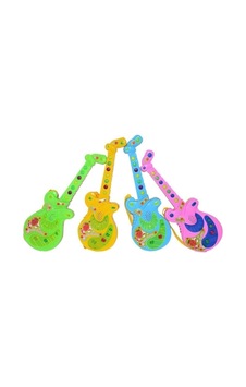 Poşette Gitar Türkçe Renkli Gitar Pilli Işıklı Oyuncak Gitar