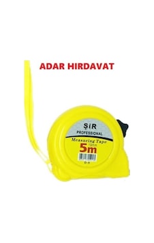 Şerit Metre Sarı Siyah Profesyonel 3x19mm Royaleks-özş-8879 3 M