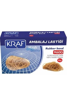 Kraf Ambalaj Lastiği %100 Kauçuk 50Gr 960G