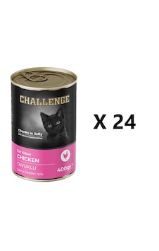 Challenge Tavuklu Yavru Kedi Konservesi 400 G X 24 Adet Challenge Tavuklu Yavru Kedi Konservesi 400 G X 24 Adet