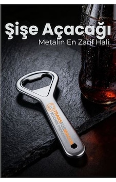 Ergonomik Metal Şişe Açacağı - Gazoz, Kola, Bira Kapağı Açıcı Kahverengi - Beyaz Ergonomik Metal Şişe Açacağı - Gazoz, Kola, Bira Kapağı Açıcı Kahverengi - Beyaz