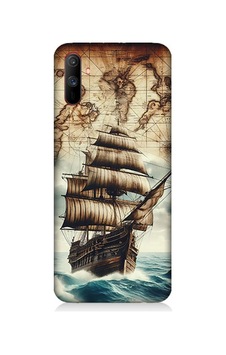 Realme C3 Uyumlu Haritada Yelkenli Macera Desenli Silikon Kılıf Çok Renkli Realme C3 Uyumlu Haritada Yelkenli Macera Desenli Silikon Kılıf Çok Renkli