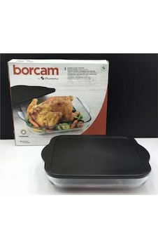 Paşabahçe 59024 Borcam Siyah Kapaklı Fırın Tepsisi 28x28cm Siyah Paşabahçe 59024 Borcam Siyah Kapaklı Fırın Tepsisi 28x28cm Siyah