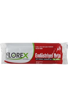 Florex Endüstriyel Orta Boy Çöp Torbası 25 Adet Siyah 55 x 60 CM Florex Endüstriyel Orta Boy Çöp Torbası 25 Adet Siyah 55 x 60 CM