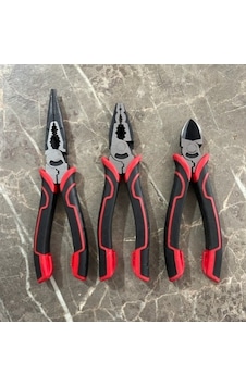 Kc Tools Çelik Çok Amaçlı Fit Pense Seti 180mm Pense Yankeski Kargaburun 3lü Diğer