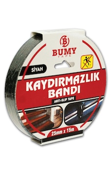 Bumy Merdiven Kaydırmazlık Bandı 25mm X 15mt Siyah Bumy Merdiven Kaydırmazlık Bandı 25mm X 15mt Siyah
