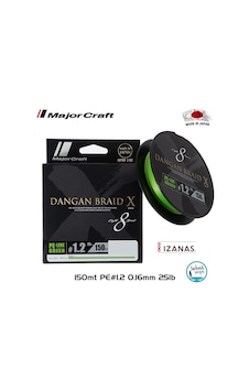Major Craft Dangan Braid X 8X Ip Misina Pe 1.2 0.16Mm 25Lb/11.34K (541707982) Major Craft Dangan Braid X 8X Ip Misina Pe 1.2 0.16Mm 25Lb/11.34K (541707982)