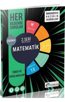 Matematik - 2.Seri - Türev Uygulamaları (M-L-Xl) - Köşebilgi Yayınları Matematik - 2.Seri - Türev Uygulamaları (M-L-Xl) - Köşebilgi Yayınları