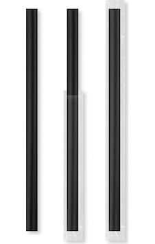 Plastik Jelatinli Frozen Pipet Siyah 100'lü Plastik Jelatinli Frozen Pipet Siyah 100'lü