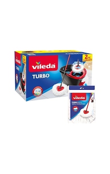 Vileda Turbo Pedallı Temizlik Seti + Yedek Paspas Vileda Turbo Pedallı Temizlik Seti + Yedek Paspas