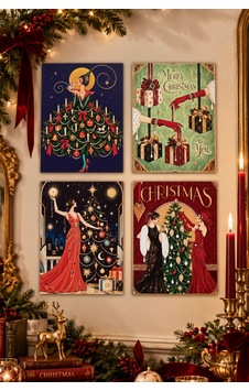 Vintage Christmas, Yılbaşı Tasarımlı Duvar Dekoru 4 Lü Tablo Seti, 15 X 20 Cm, 3mm Ahşap Mdf, Dijital Baskı Çok Renkli - 929909108 Çok Renkli - 929909108 Vintage Christmas, Yılbaşı Tasarımlı Duvar Dekoru 4 Lü Tablo Seti, 15 X 20 Cm, 3mm Ahşap Mdf, Dijital Baskı Çok Renkli - 929909108 Çok Renkli - 929909108