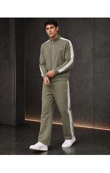 Stormwear Erkek Yazı Şerit Detaylı Dik Yaka Fermuarlı Eşofman Takımı Haki Stormwear Erkek Yazı Şerit Detaylı Dik Yaka Fermuarlı Eşofman Takımı Haki