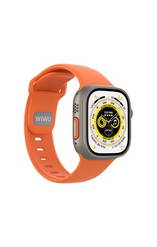 Watch 7 45mm Uyumlu Wiwu Wi-wb0201 Comf Secur Serisi Spor Silikon Kordon Turuncu Watch 7 45mm Uyumlu Wiwu Wi-wb0201 Comf Secur Serisi Spor Silikon Kordon Turuncu