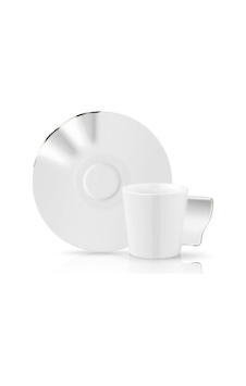 Koleksiyon Kaffa Türk Kahve Fincanı Seti 6'lı Platin Koleksiyon Kaffa Türk Kahve Fincanı Seti 6'lı Platin