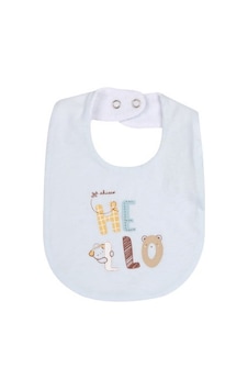 Chicco Kız Bebek Baskılı Mama Önlüğü 09102086000000 000021 Mavi
