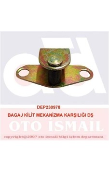 DEPAR 978 Bagaj Kilit Mekanizma Karşılığı Ds DEPAR 978 Bagaj Kilit Mekanizma Karşılığı Ds