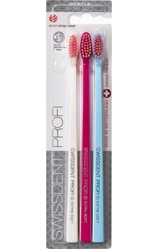 Swissdent Extra Soft Profi Gentle Trio, Aşırı Hassas Dişler Için Yumuşak Diş Fırçası Seti Swissdent Extra Soft Profi Gentle Trio, Aşırı Hassas Dişler Için Yumuşak Diş Fırçası Seti