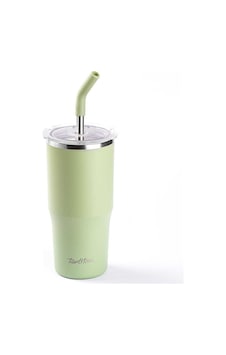 Tantitoni Yeşil 2 Fonk. Çift Katmanlı Pipetli Termos Bardak 700 Ml Tantitoni Yeşil 2 Fonk. Çift Katmanlı Pipetli Termos Bardak 700 Ml