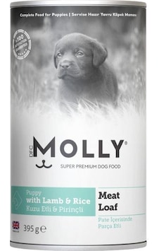 Molly Pate Ezme Kuzulu Yavru Köpek Konservesi 395 Gr Molly Pate Ezme Kuzulu Yavru Köpek Konservesi 395 Gr