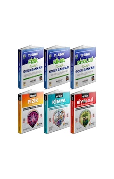 Aydın + Miray 2027 11. Sınıf Fizik + Kimya + Biyoloji Soru Bankası Seti 6 Kitap Maarif Model Aydın + Miray 2027 11. Sınıf Fizik + Kimya + Biyoloji Soru Bankası Seti 6 Kitap Maarif Model