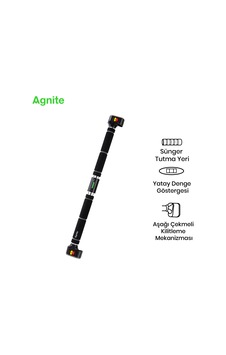 Agnite Gelişmiş Kapı Barfiksi 70-110 Cm, Gri