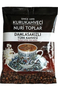 Nuri Toplar Damla Sakızlı Türk Kahvesi 100 G Nuri Toplar Damla Sakızlı Türk Kahvesi 100 G
