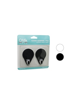 Go İthalat 2pcs Cloud Askı Siyah - Beyaz Plastik Yapışkanlı Montaj Beyaz - Siyah Go İthalat 2pcs Cloud Askı Siyah - Beyaz Plastik Yapışkanlı Montaj Beyaz - Siyah