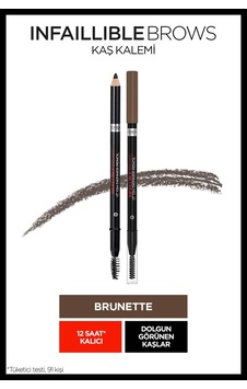L'oréal Paris Infaillible Brows Kaş Kalemi 03 Brunette Siyah L'oréal Paris Infaillible Brows Kaş Kalemi 03 Brunette Siyah