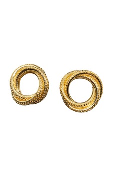 Eşsiz İtalyan Tasarım 316l Çelik Altın Rengi Spiral Küpe - Zarafet Ve Dayanıklılık İkonu Altın Eşsiz İtalyan Tasarım 316l Çelik Altın Rengi Spiral Küpe - Zarafet Ve Dayanıklılık İkonu Altın