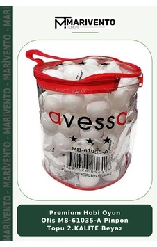 Premium Hobi Oyun Ofis Mb-61035-a Pinpon Topu 2.kalite Beyaz Premium Hobi Oyun Ofis Mb-61035-a Pinpon Topu 2.kalite Beyaz