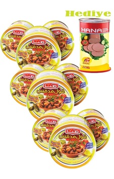 Hana Bakla Konservesi 400 Gr X 9 Adet+ Hana Salam 835gr Hediye Hana Bakla Konservesi 400 Gr X 9 Adet+ Hana Salam 835gr Hediye