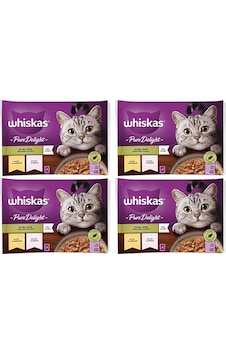 Whiskas Pouch Pure Delight Jöle İçinde Tavuklu Ve Somonlu Yetişkin Kedi Konservesi 16x85 Gr Whiskas Pouch Pure Delight Jöle İçinde Tavuklu Ve Somonlu Yetişkin Kedi Konservesi 16x85 Gr