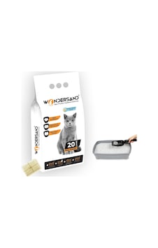 Wondersand Sabun Kokulu Topaklaşan İnce Beyaz Bentonit Kedi Kumu 20 L Wondersand Sabun Kokulu Topaklaşan İnce Beyaz Bentonit Kedi Kumu 20 L
