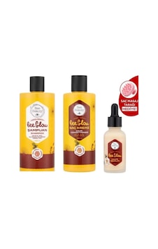 Bee Glow Noney Serisi Şampuan 400ml & Saç Kremi 250ml & Serum 30 Ml Tüm Saç Tipleri Bee Glow Noney Serisi Şampuan 400ml & Saç Kremi 250ml & Serum 30 Ml Tüm Saç Tipleri