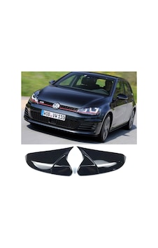 Volkswagen Golf 7 Batman Yarasa Ayna Kapağı Piano Black Volkswagen Golf 7 Batman Yarasa Ayna Kapağı Piano Black